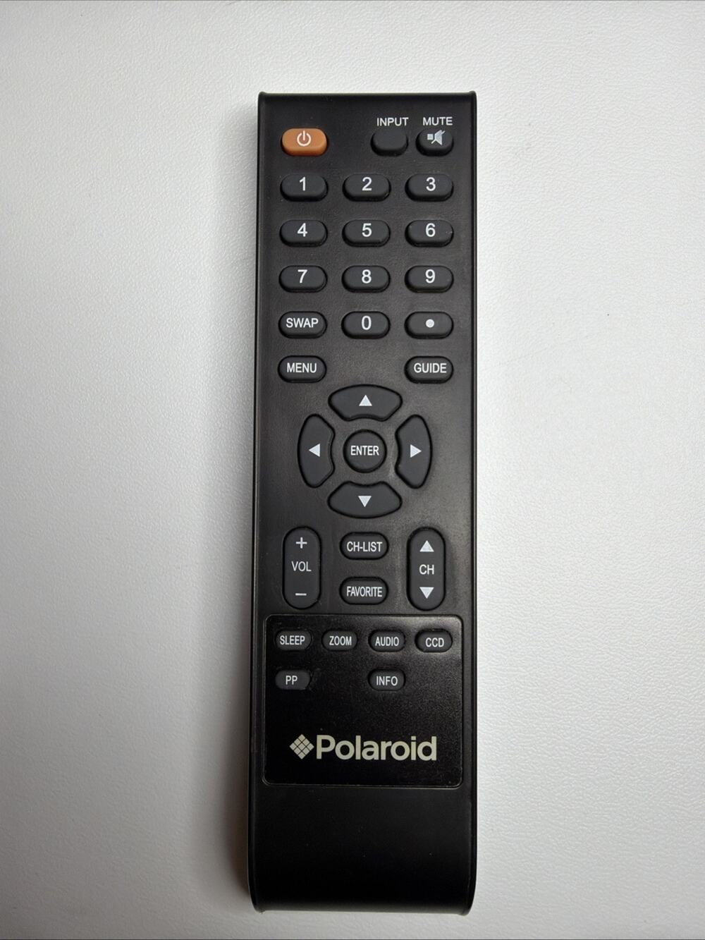 Polaroid Quadro DVD Player Tv Black Original Remote Replacement JKT-62#-A2